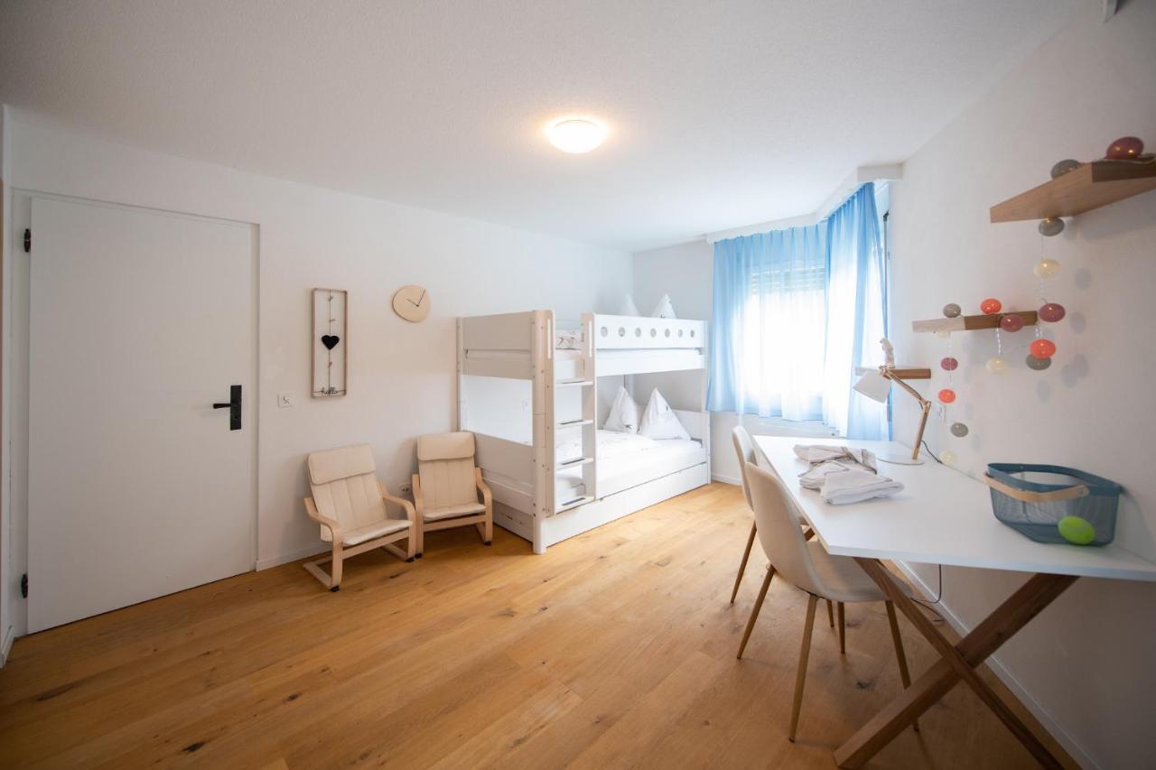 Agrimonia - 5,5-Zi Duplex Wohnung Bis 9 Personen Mit Eigenem Garten Davos Extérieur photo